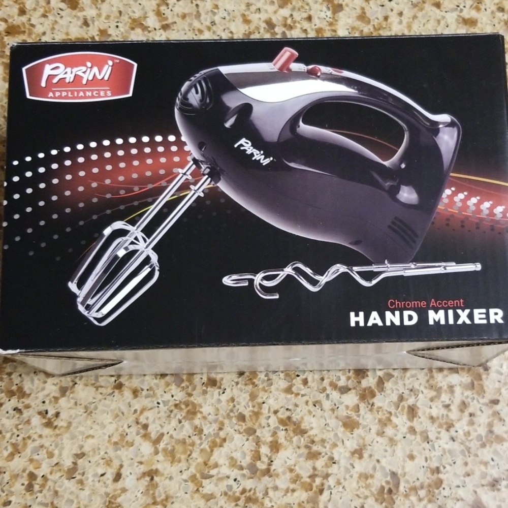 Parini Chrome Accent Hand Mixer